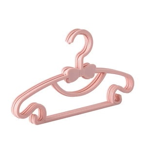 4Pcs Children Clothes Hanger Portable Display Baby Clothing Organizer Hangers Windproof Ho pink 4pcs
