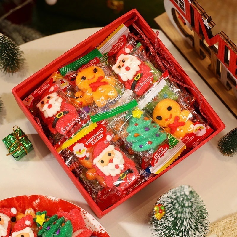 クリスマス マシュマロ クリスマス キャンディー サンタクロース ツリー かわいいファッジ キッズ スナック クリスマス イブ ギフト