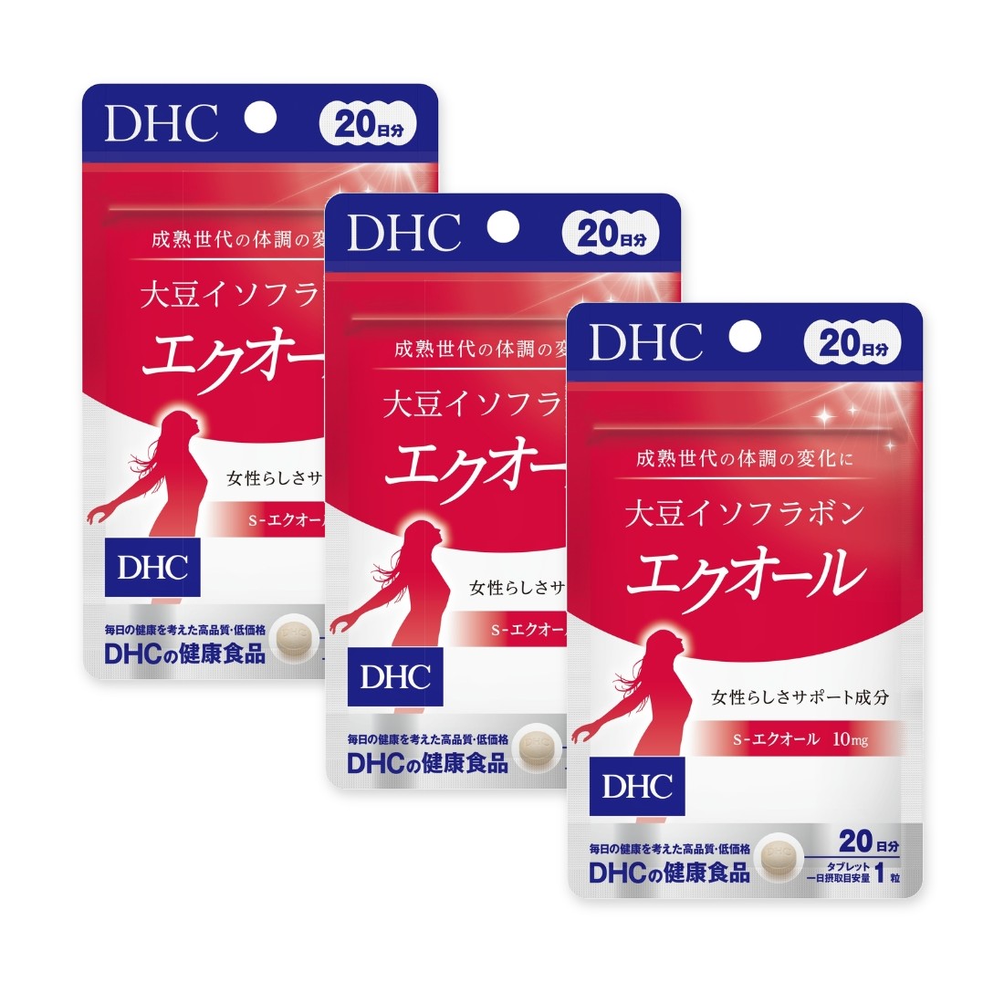 大豆イソフラボン エクオール 60日分 60粒 (20日分3セット)