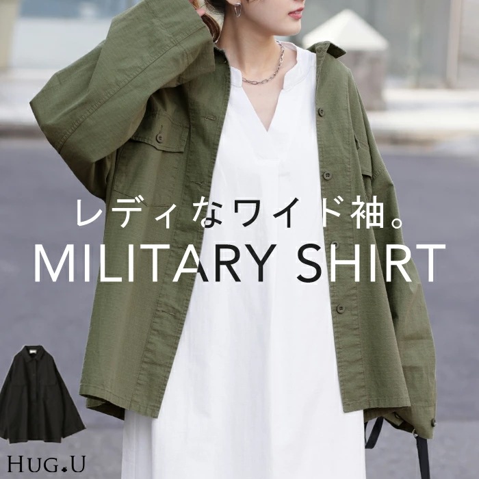 トップス レディース ミリタリーシャツ