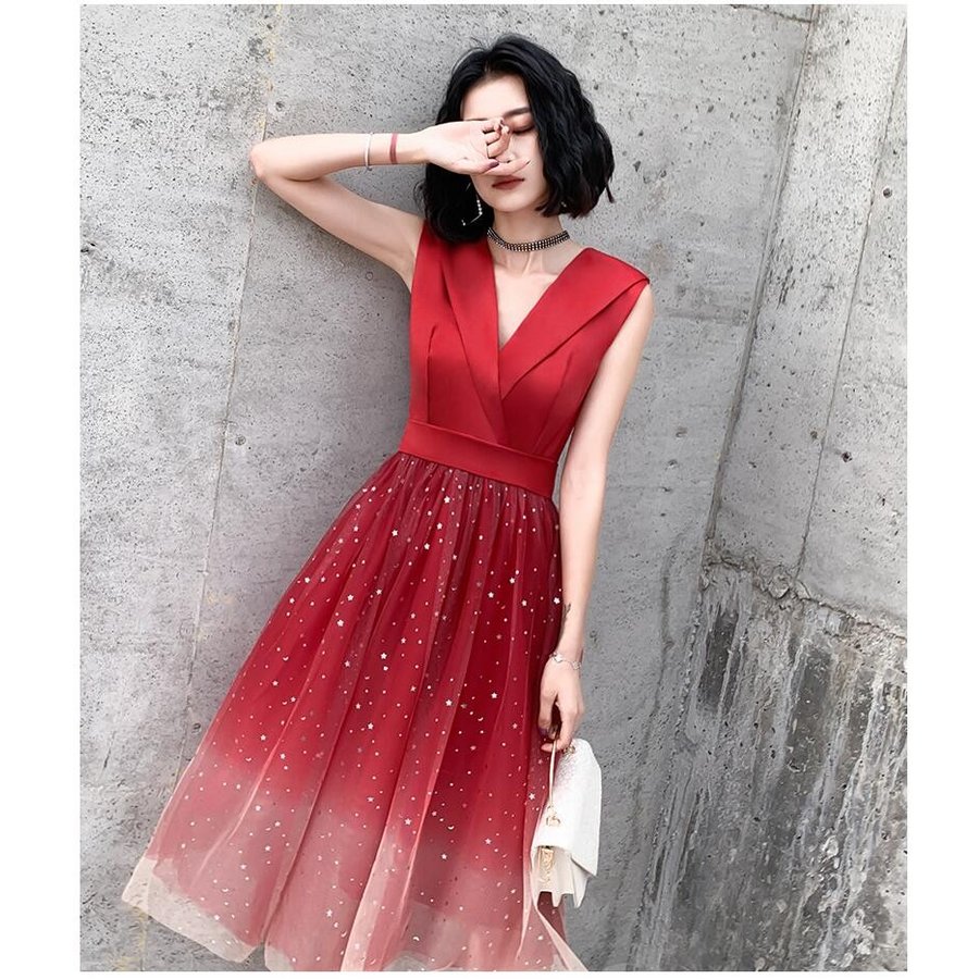 人気定番 ウエディングドレス ミモレドレス パーティードレス 30代40代 ナイトドレス おしゃれ