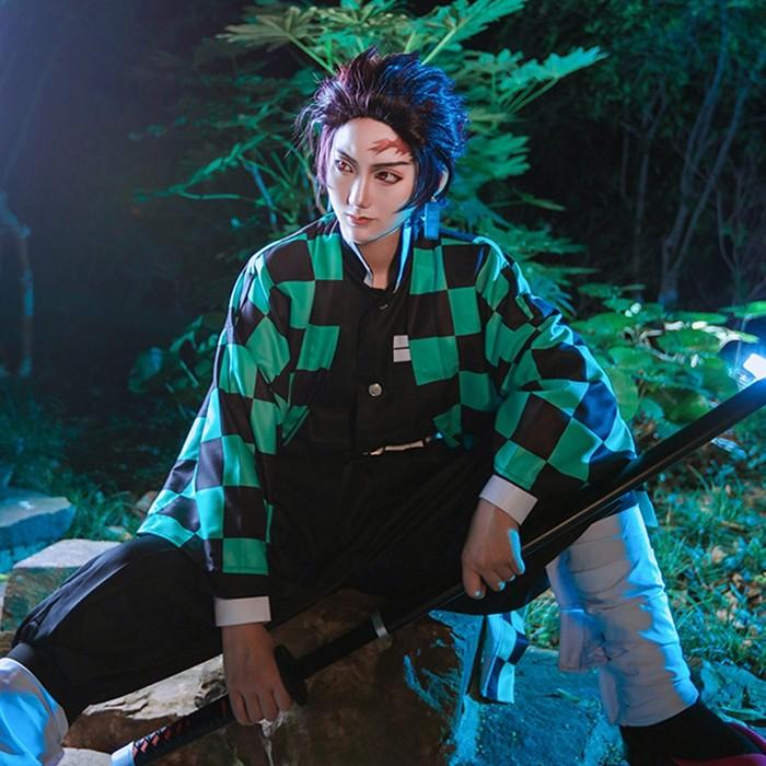 最安値挑戦 風 コスプレ 竈門 炭治郎 コスプレ衣装 ハロウィン 変装 仮装 コスチューム 大人 イベント アニメ クリスマス