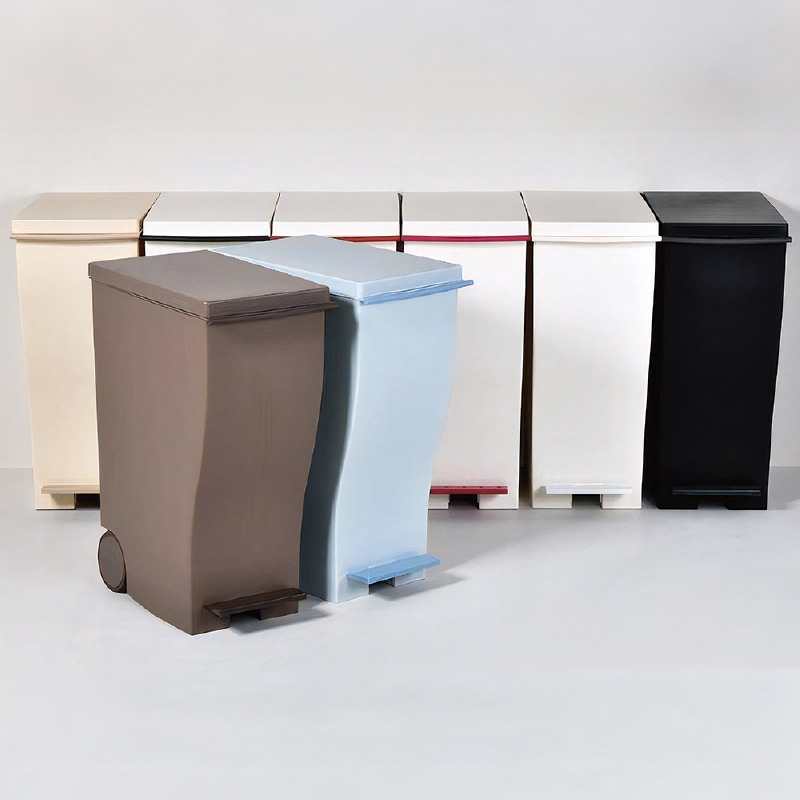 ゴミ箱 I mD クード 日本製 ダストボックス 蓋付き 縦型 フタ付き 分別 スリムペダル 30