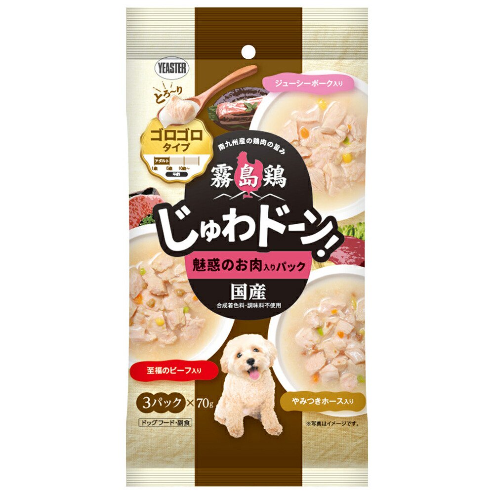 イースター　じゅわドーン！　ゴロゴロ　魅惑のお肉入りパック　２１０ｇ（７０ｇX３袋）X２０　ＣＲＣ45―01―20―10―00