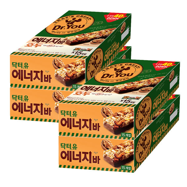 ドクターユー ドクターユー エナジーバー クルミ 40g x 60個 (4BOX)