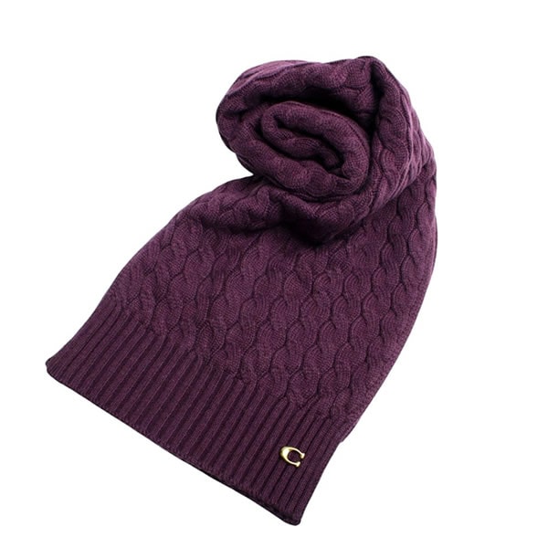 マフラー ストール CO100294-604 レディース メンズ オックスブラッド パープル 紫 OXBLOOD オックスブラッド