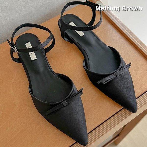 女性用夏靴 サテンスリングバックサンダル K40