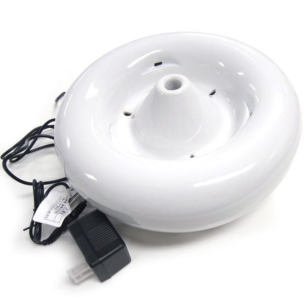 GEX　ピュアクリスタル　セラミックス　猫用　1.5L　本体+軟水化フィルター（半円タイプ） 1枚入