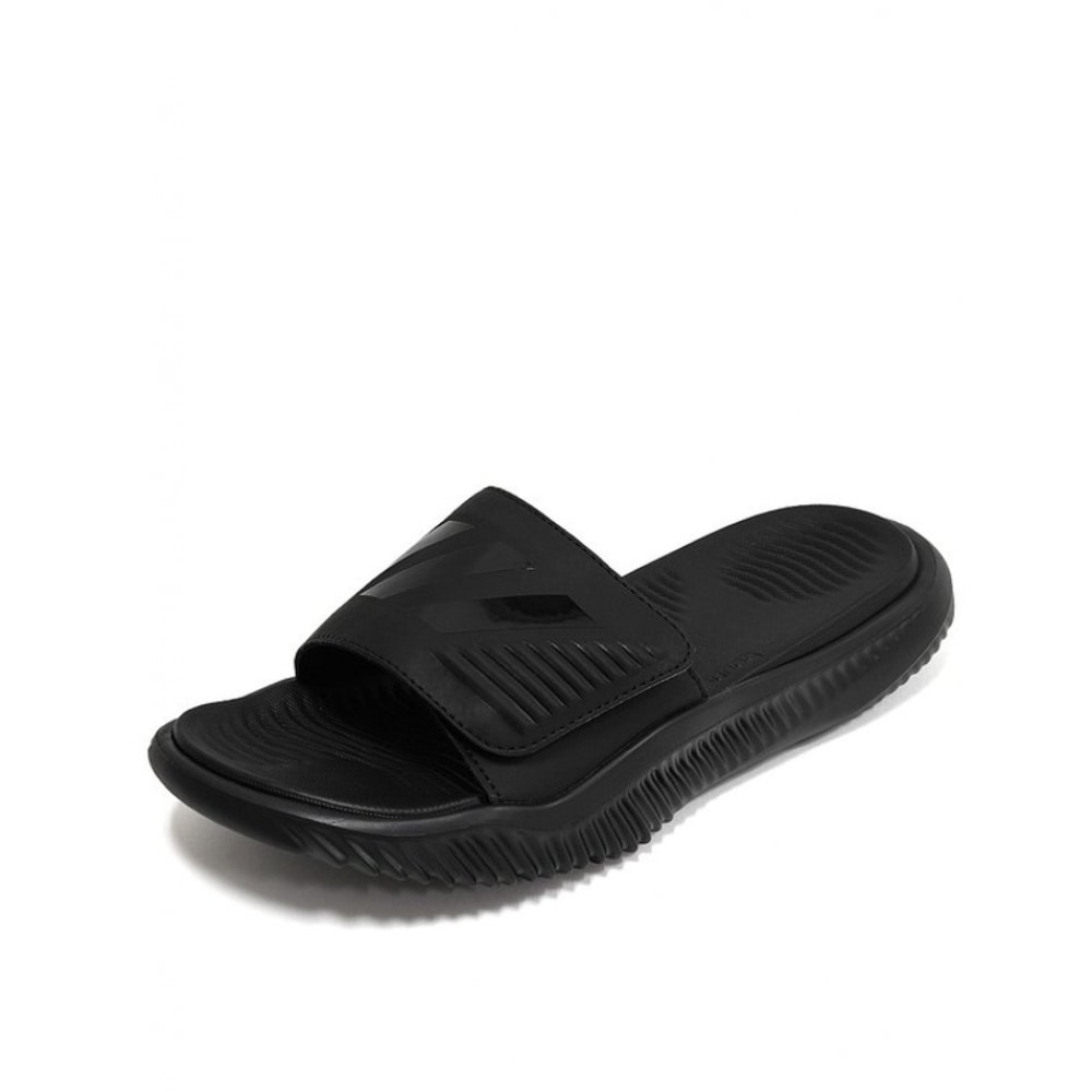 アディダスアルファバウンススライドスリッパオールブラック B41720