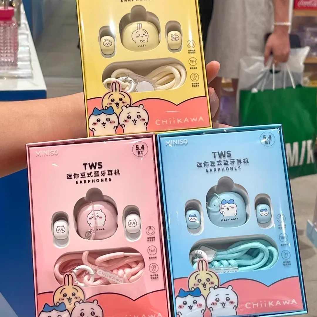 3種類 ちいかわchiikawa usagi hachiwaer ミニワイヤレスイヤホン bluetooth