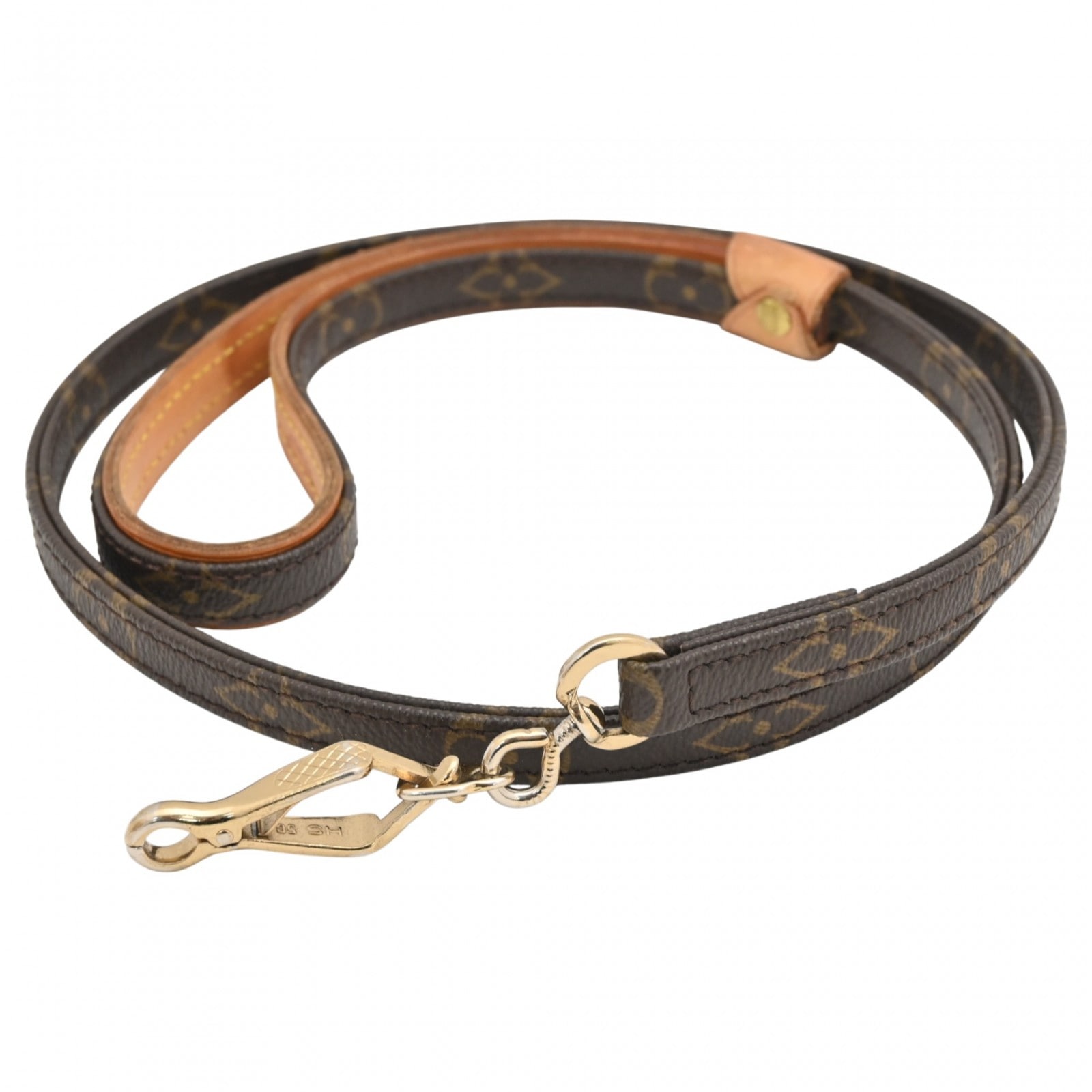 ルイヴィトン モノグラム レッスバクスターMM ドッグリード ペット用品 Bランク lv5519be