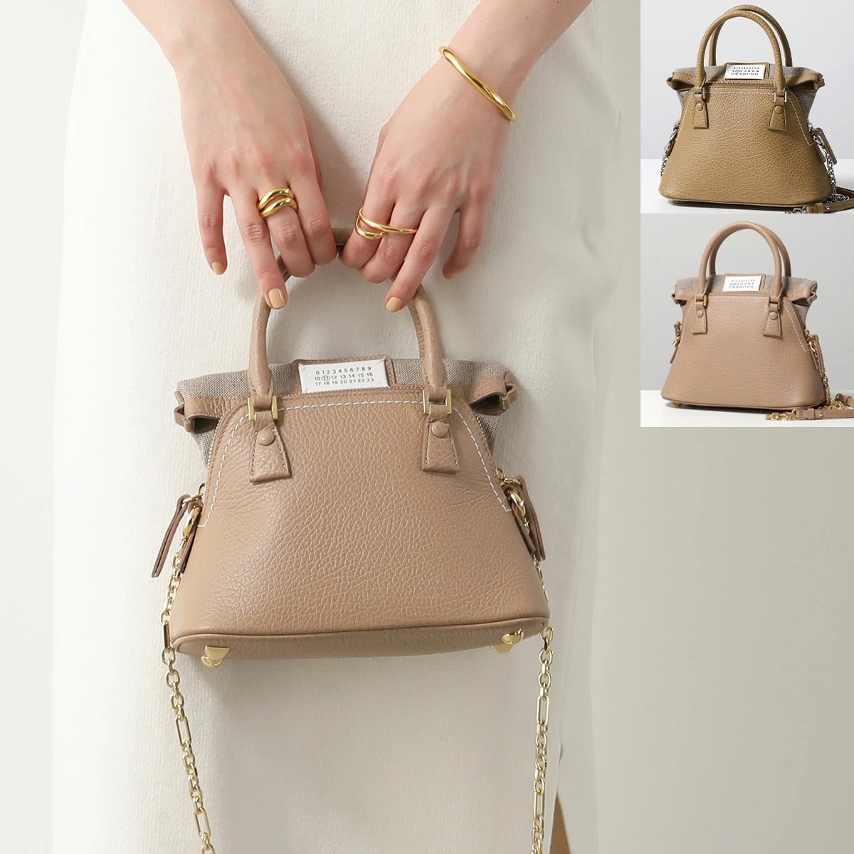 MAISON MARGIELA メゾンマルジェラ 11 ショルダーバッグ 5AC マイクロバッグ S56WG0081 P4455 レディース レザー ハンドバッグ 鞄 カラー4色