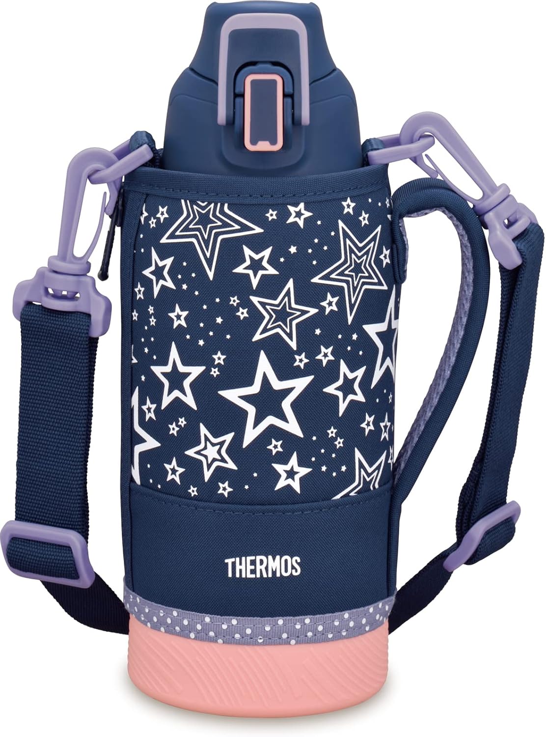 サーモス 水筒 真空断熱スポーツボトル 0.8L ネイビーピーチ 保冷専用 FHT-802F NVPC