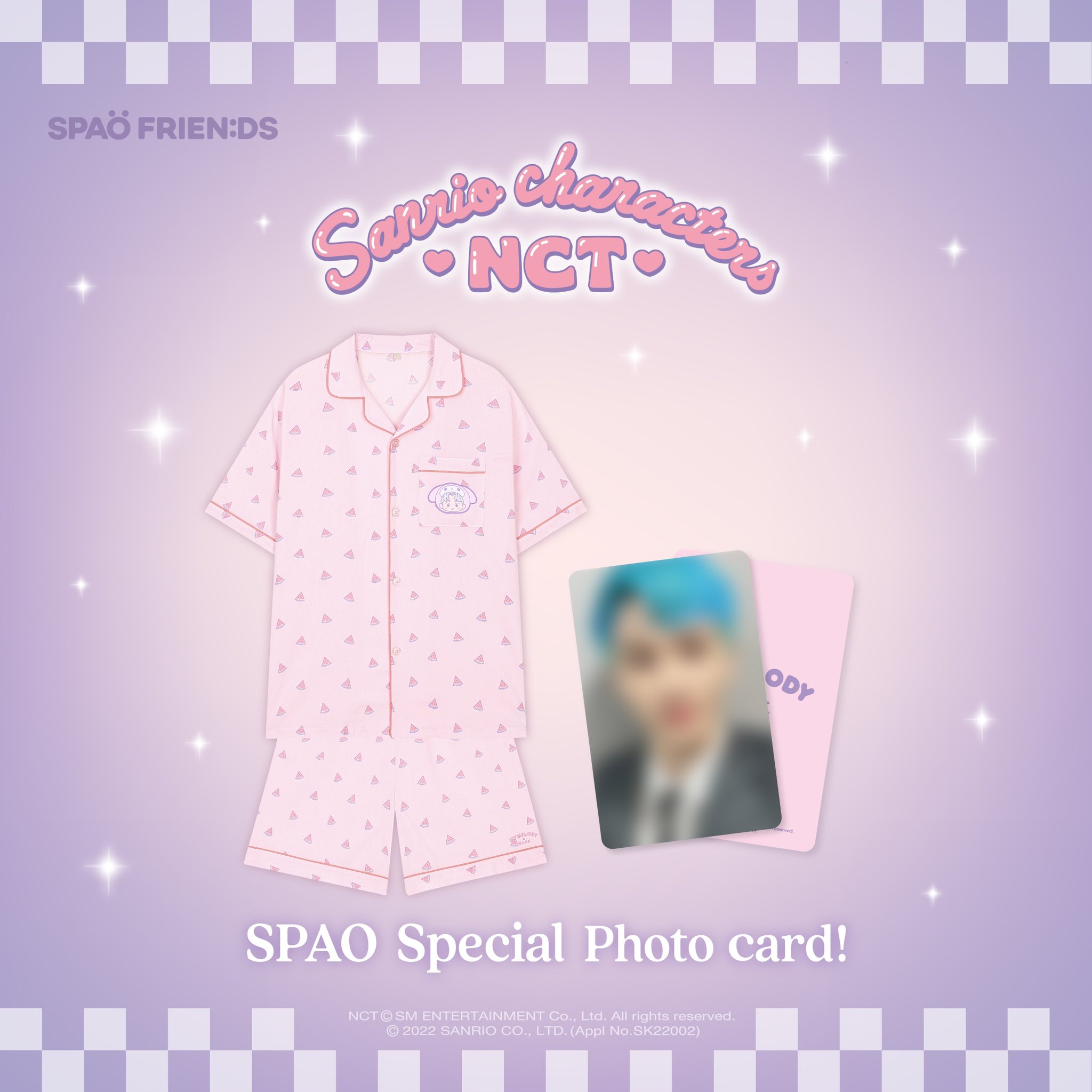 SM ARTIST NCT x SANRIO CHARACTER SPAO PAJAMA