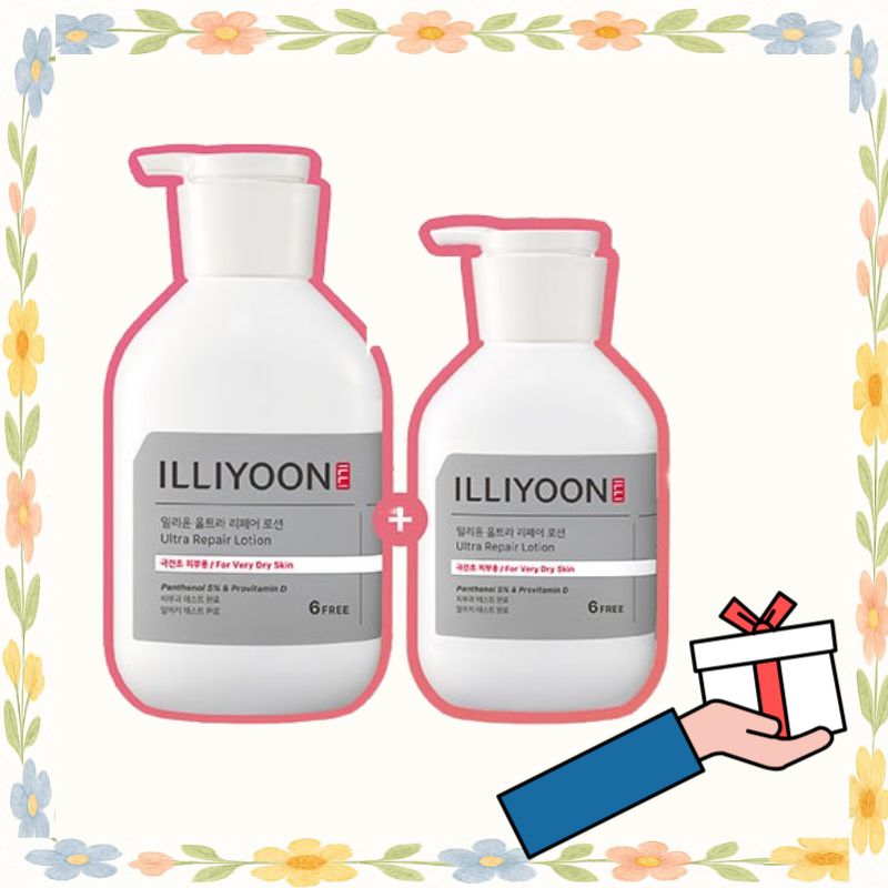 [韓国大人気保湿クリーム 1+1] ウルトラリペアローション 528ml+350ml 冬 高 保湿 ボディミルク クリーム 乾燥肌 ケア角質低刺激ホホバオイルパンテノール大容量乳液エマルジョン