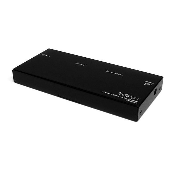 ST122HDMI2 [2出力対応 HDMIスプリッター分配器（3.5mmステレオオーディオ対応）] メーカー直送