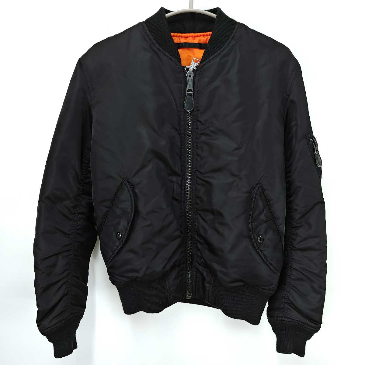 【中古】アヴィレックス MA-1 COMMERCIAL LOGO NEW ボンバージャケット フライトジャケット M メンズ AVIREX T コマーシャルロゴ ニュー