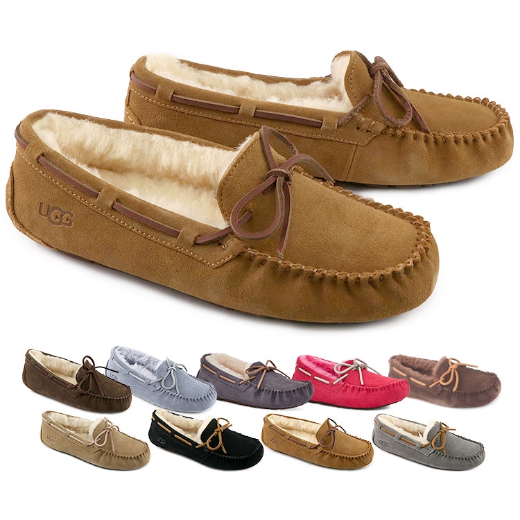 シューズ モカシン DAKOTA ムートン シープスキン 新カラー 正規品 レディース