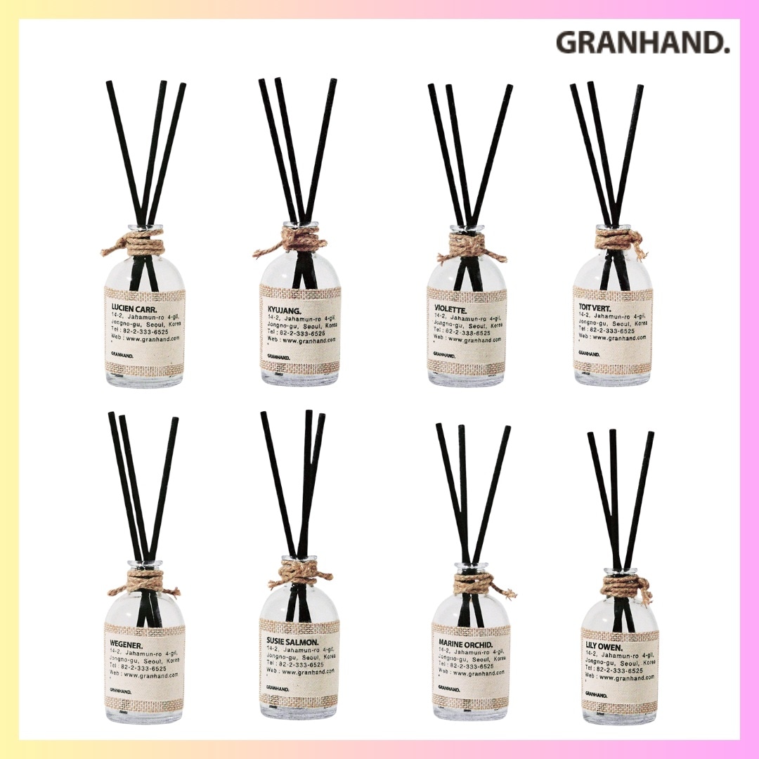 [GRANHAND.] Diffuser Set - 8 Types + FREE OMAKE ディフューザー リードディフューザー ルームフレグランス 韓国インテリア