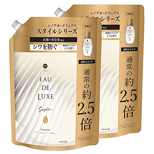 レノア オードリュクス スタイル 柔軟剤 衣類の美容液配合 イノセント 詰め替え 大容量 約2.5倍 (1010mL) × 2個【まとめ買い】 5,869円