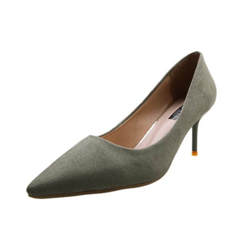 777円OFFクーポン パンプス 靴 7cm ピンヒール ハイヒール スウェード エレガント 綺麗 美脚パンプス ヒール ポインテッドトゥ pumps 結婚式 靴 レディース 歩きやすい 立ち仕事 オ
