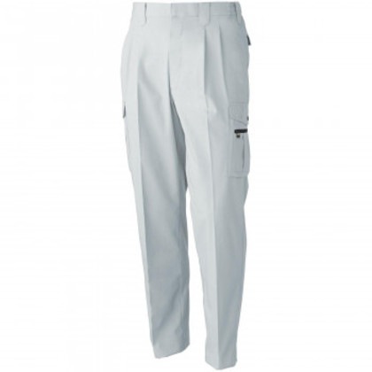 桑和 538 ツータックカーゴパンツ LLサイズ シルバーグレー(22)