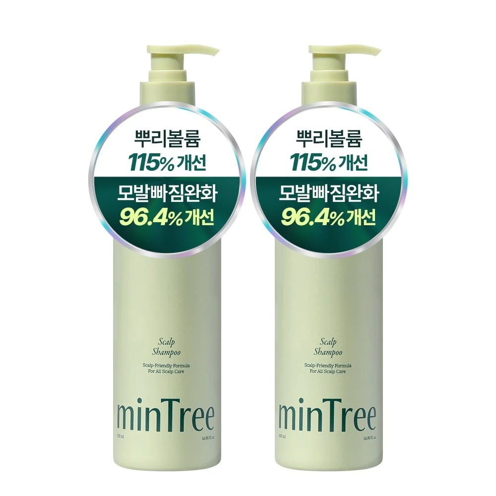 女性脱毛症状緩和弱酸性頭皮強化スカルプシャンプー, 500ml, 2個