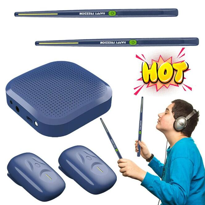 エアードラム　ARポータブル打楽器スマート電子ドラム 音楽用ドラムスティック