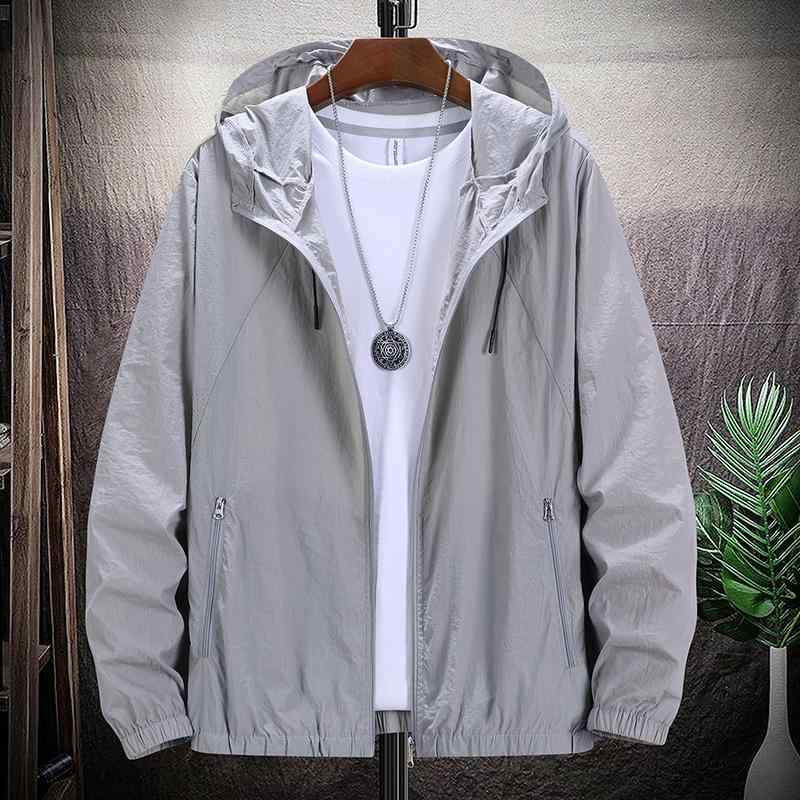 【激安販売】UVカットジャケット メンズ 男女兼用 ユニセックス アウトドア サイクリング 紫外線対策 UVカット 薄手 通気性 吸湿速乾 接触冷感 フード付き ジップアップ ナイロン スポーツ レジ