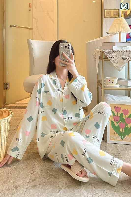 ルームウェア 部屋着 レディース 長袖 婦人 ミセス 高齢者 綿 パジャマ 春夏 薄手 コットンシルク ツーピース スーツ カーディガン 大きいサイズ ホーム 服