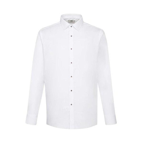 ポリ混紡イージーケアストレッチドレスシャツ コンフォートスリムフィット__DLA1SHDL211A1