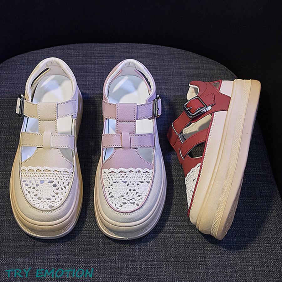 今年も登場 スニーカーサンダル 厚底 レディース春夏