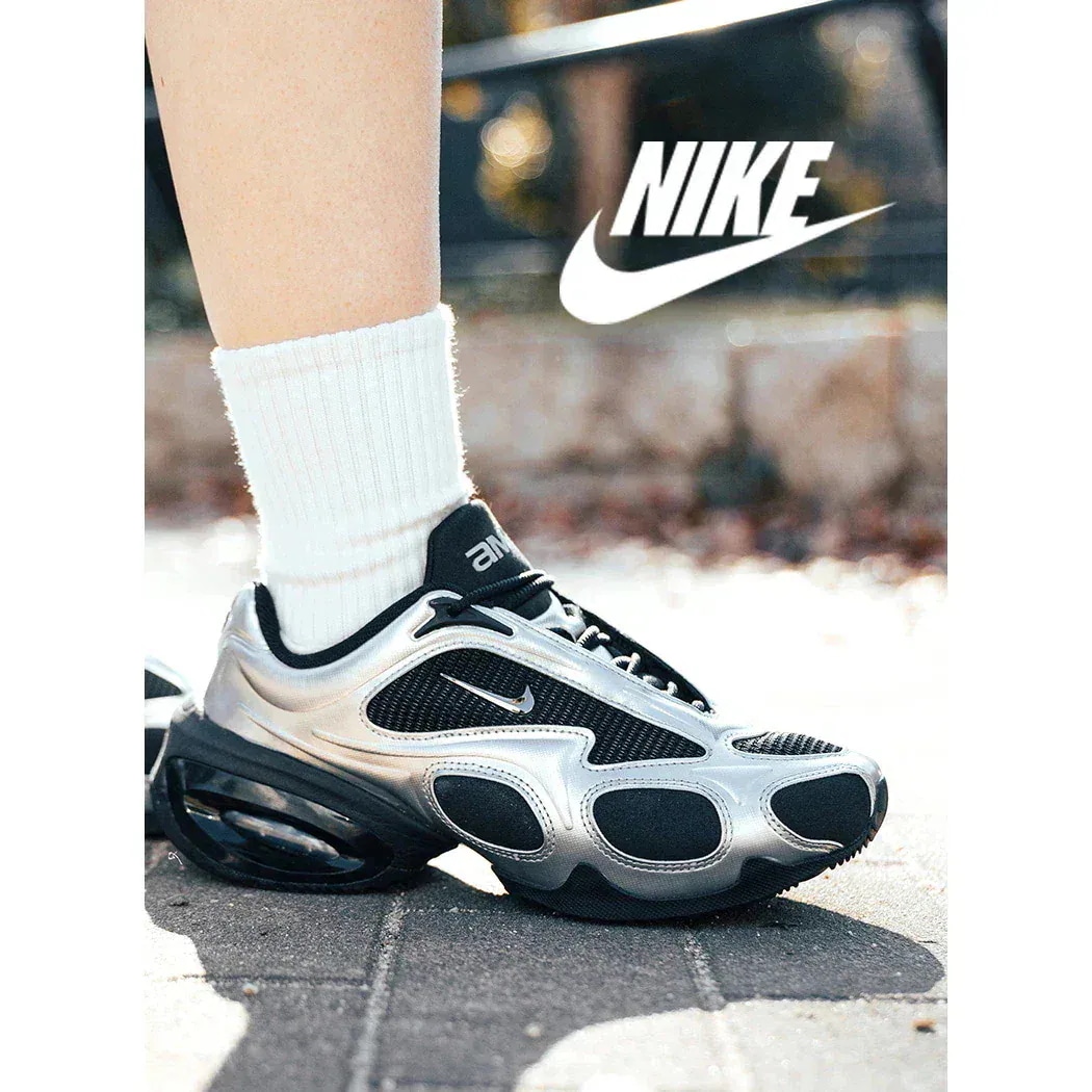 NIKE ナイキ ウィメンズ エアマックス ミューズ スニーカー WMNS AIR MAX MUSE BLACK/METALLIC SILVER ( シルバー レディース FV1920-001 )