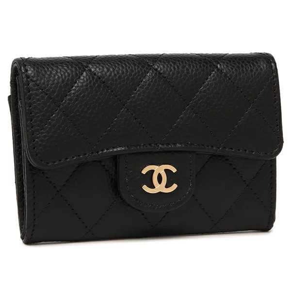 カードケース マトラッセ ゴールド金具 ブラック レディース AP0214 Y01864 C3906