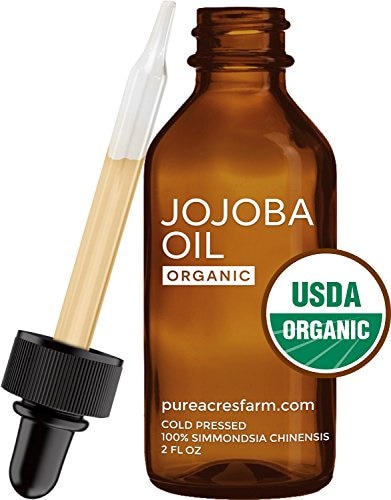 ヘアオイル Pure Organic Jojoba Oil (2 Oz.) Best Quality Oil For Skin, Face, And Hair. Cold Pressed, Unrefined,