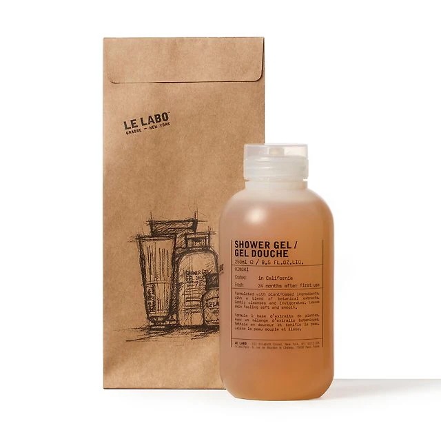 [人氣]シャワージェル 250ML HINOKI,BASIL,MANDARIN/香り長持ち/高級ボディソープ /プレゼント用
