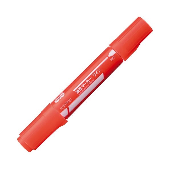 まとめ）ぺんてる 油性ボールペン 替芯 0.7mm 細字 赤 BKL7-B 1本