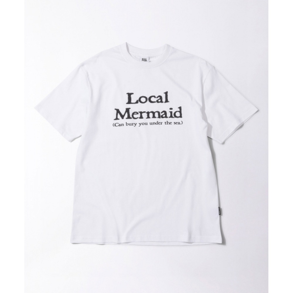 スカルプターローカルマーメイド T シャツホワイト