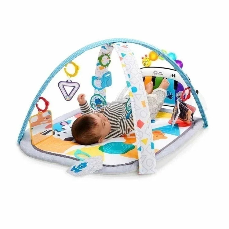 【人気商品】新生児 0歳から プレイジム マット 音楽 おもちゃ ベビージム kids2 ベビー べビーアインシュタイン キッキンチューンズジム 11749 kids2
