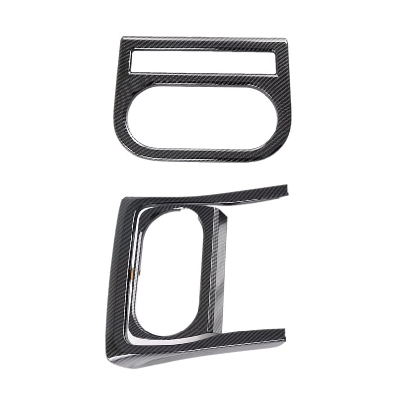 トヨタ 新型bZ4X フロント＋リア コンソール ドリンクホルダー ガーニッシュ カバー フレーム カップホルダー カーボン柄