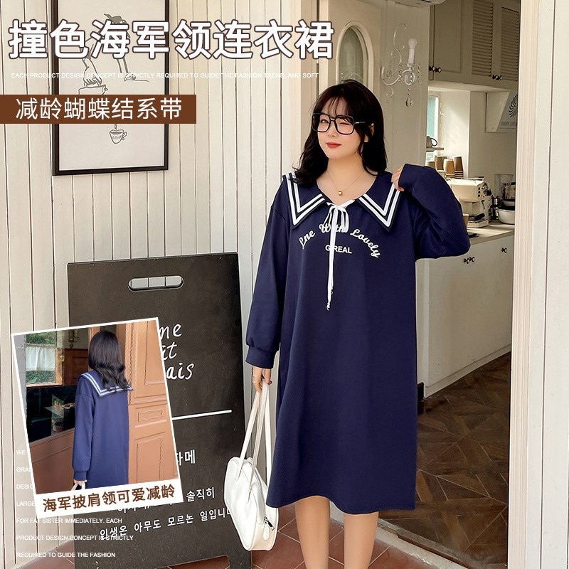 長袖ワンピース ロング レディース 20代30代40代50代 チュニック 体型カバー aライン 膝丈