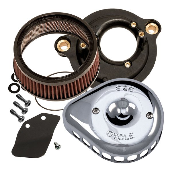 ステルス エアクリーナーキット ミニティアドロップ クローム 170-0435C