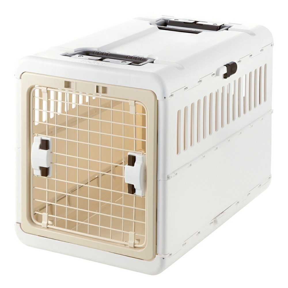 キャンピングキャリー　折りたたみ　Ｌ　アイボリー　ＣＲＣ40―67―15―10―00