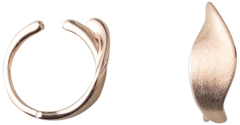 (エテ) ete フープイヤリング ペタル 841834 FREE ピンクゴールド