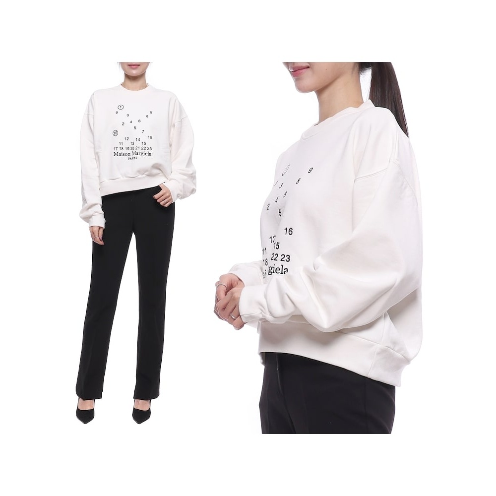 メゾンマルジェラ [メゾンマルジェラ] 22FW 女性用ナンバリングロゴスウェットシャツ (S51GU0118_S25540_101_22F) PVOS51GU0118S2554010100 73,523円