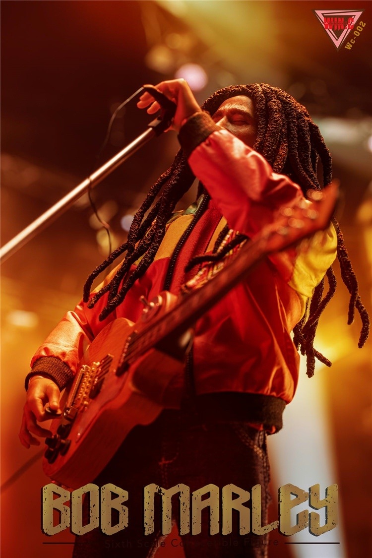 新品未開封Win.c studio 1/6 Legendary Pacifist Singer ボブ マーリーシンガーソングライター Bob Marley ホットトイズ WC002
