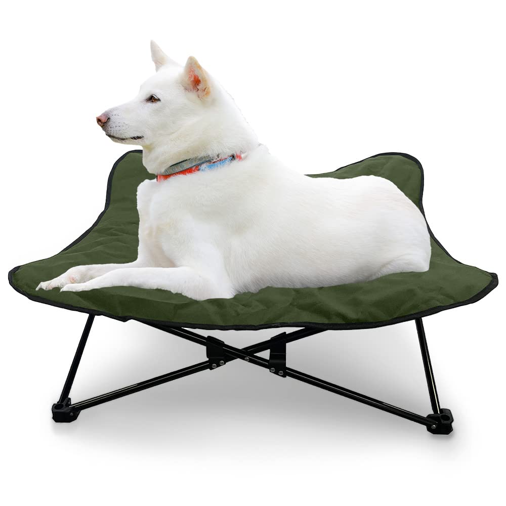 シンセーインターナショナル アイリスプラザ 犬用アウトドアベッド わんわんペットコット L 1011199015 カーキ