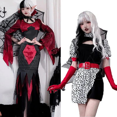 クルエラ 仮装(コート 手袋 ウィッグ )（Amazon.co.jp: Lexx_cos