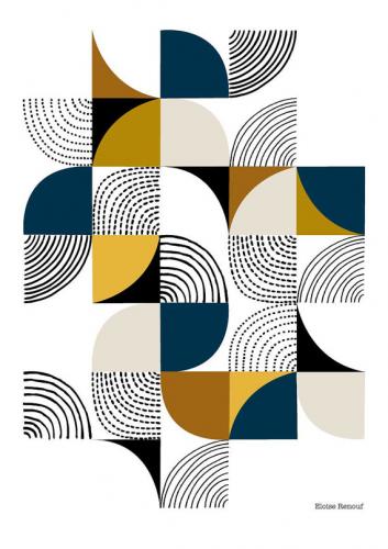 ELOISE RENOUF CURVES (blue) A2