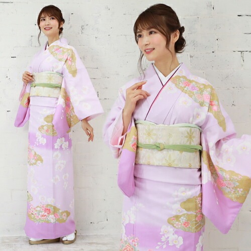 レンタル 訪問着 レンタル 19点フルセットレンタル ネットレンタル 紫 七五三 ママ 入学式 入園入卒 卒業式　祝賀会　結婚式 30代 40代 50代